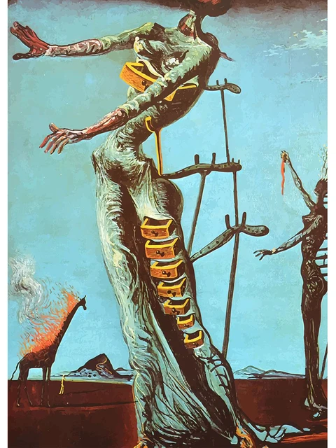 Plakat Salvador Dali surrealizm Khaki