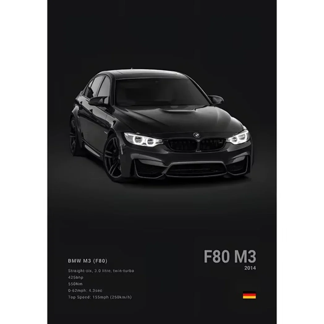 Plakat motoryzacyjny pop art - sportowe samochody Wzór 2