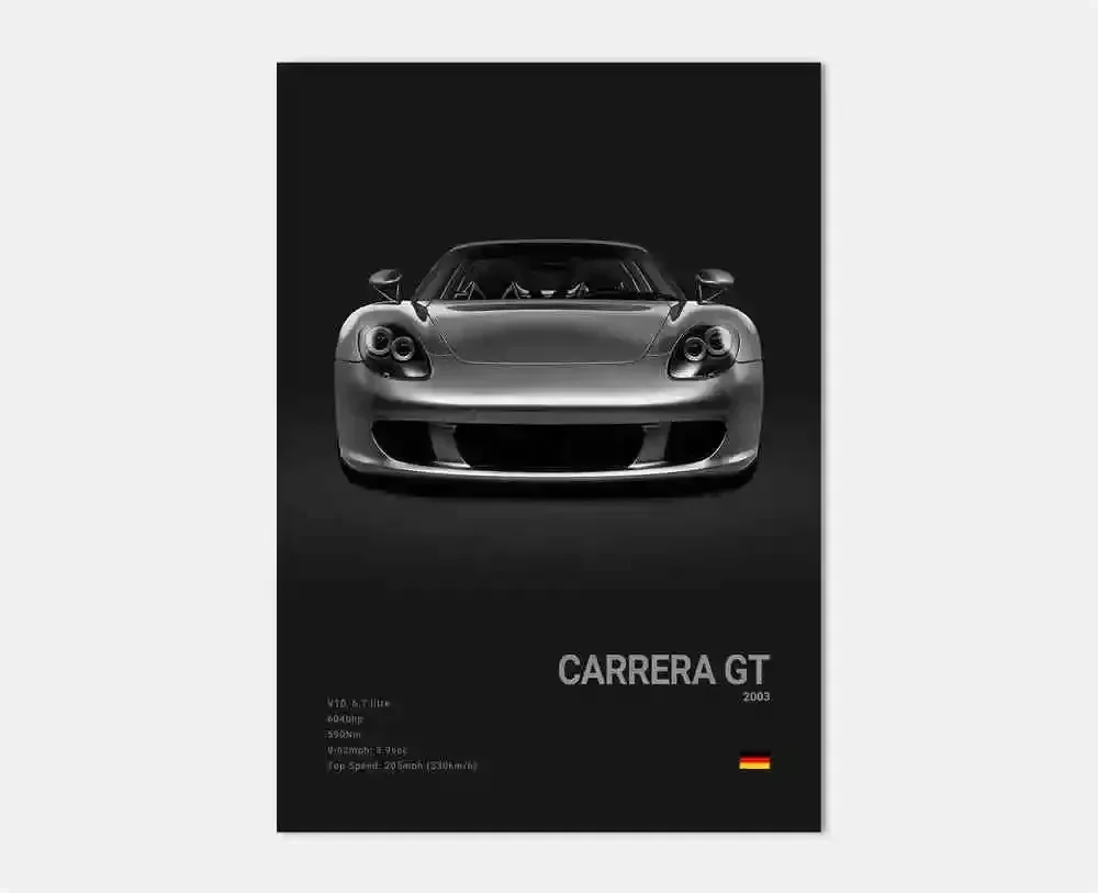 Plakat samochód sportowy Porsche 911 Wzór 2