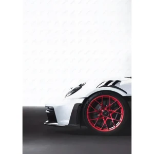 Plakat samochodu sportowego GT3 RS Czarny1