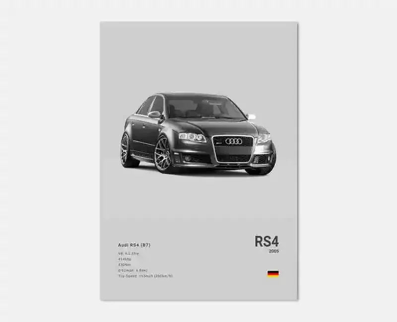 Plakat samochody sportowe - motoryzacja Wzór 3