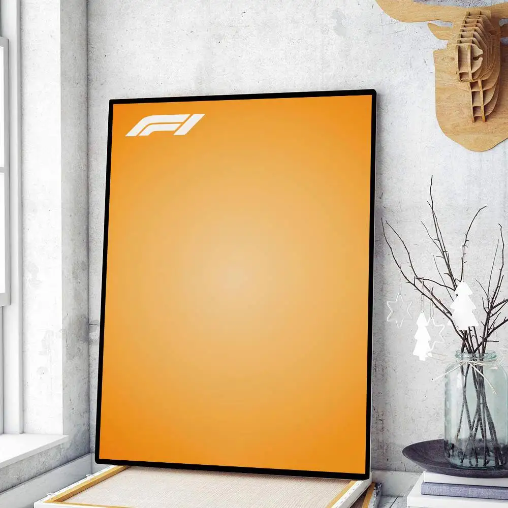 Plakat samochody wyścigowe minimalistyczny gradient Fioletowy