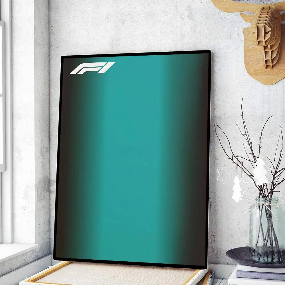 Plakat samochody wyścigowe minimalistyczny gradient Różowy