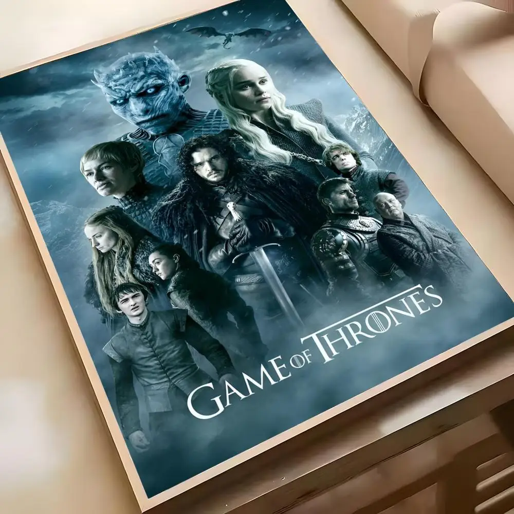 Plakat samoprzylepny Gra o Tron Czarny14