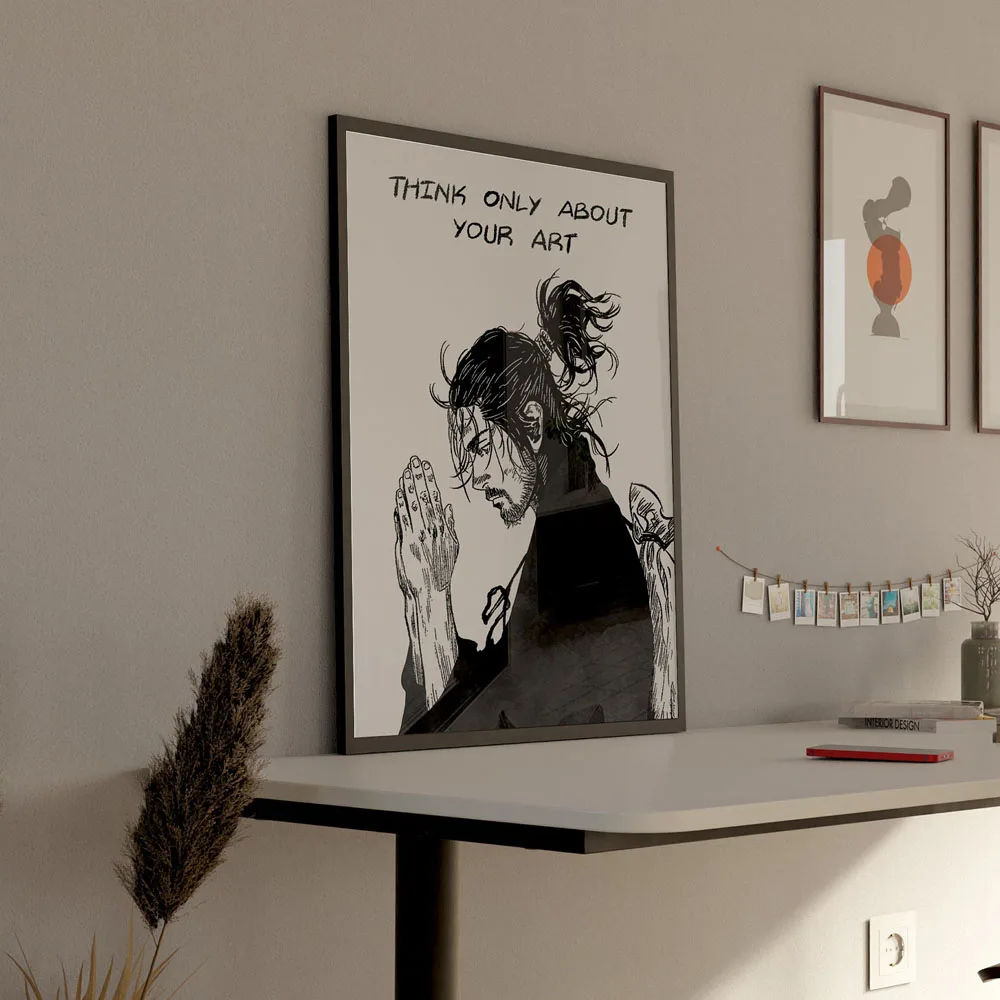 Plakat samuraj Miyamoto Musashi Vagabond Wzór 6