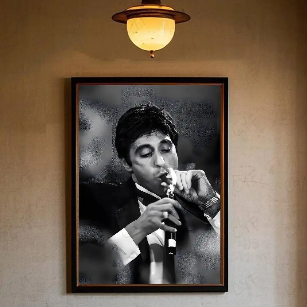 Plakat filmowy Scarface - kultowy kadr Wzór 2
