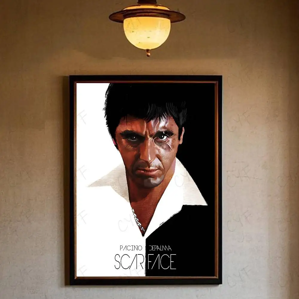 Plakat filmowy Scarface - kultowy kadr Wzór 3