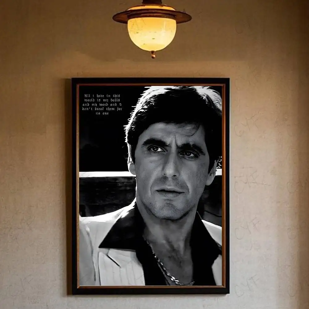 Plakat filmowy Scarface - kultowy kadr Wzór 4