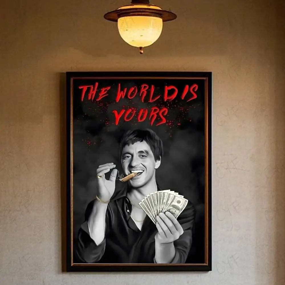 Plakat filmowy Scarface - kultowy kadr Wzór 5