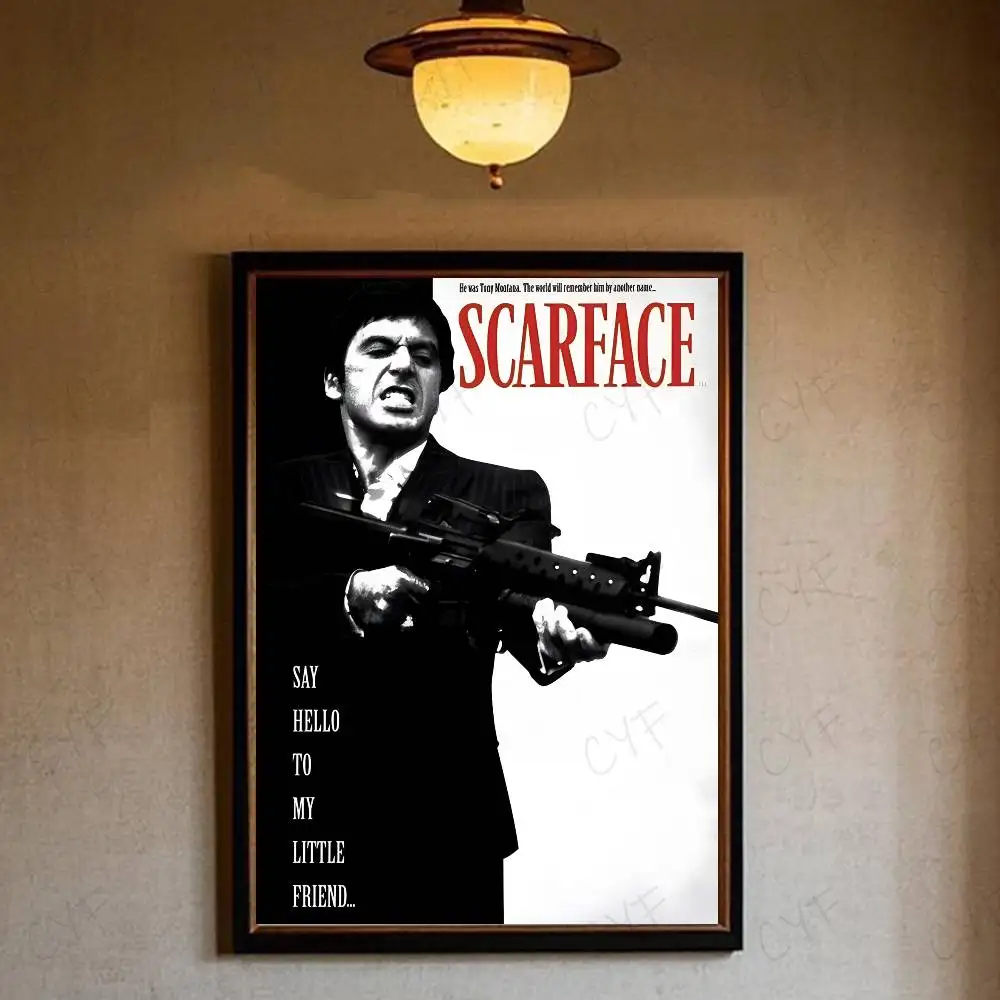 Plakat filmowy Scarface - kultowy kadr Wzór 6