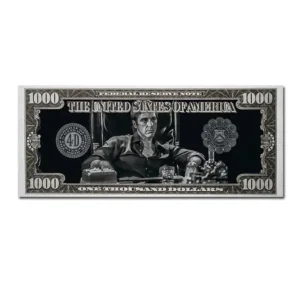Scarface Tony Montana - plakat filmowy na płótnie Wzór 1