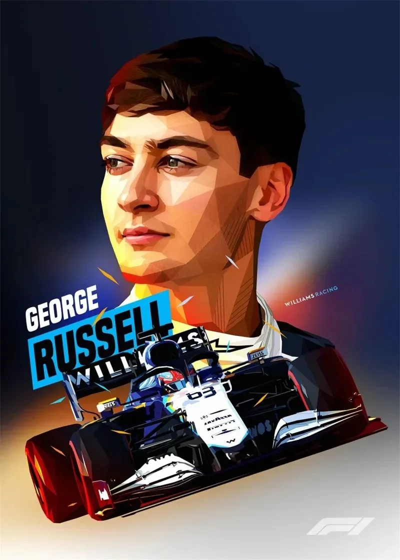 Plakat Schumacher Formuła 1 Wzór 5
