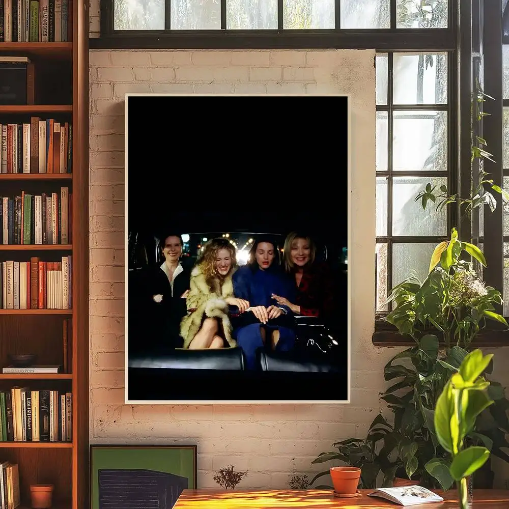 Plakat Seks w wielkim mieście - kultowy serial Wzór 2