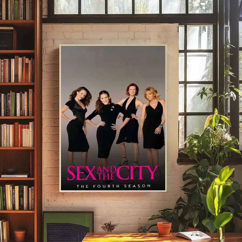 Plakat Seks w wielkim mieście - kultowy serial Wzór 8