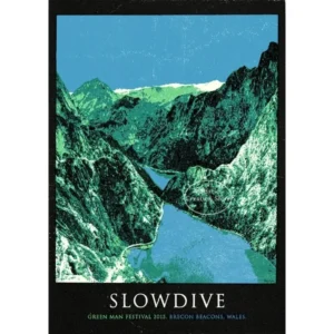 Plakat Slowdive Souvlaki - vintage rock Wzór 1