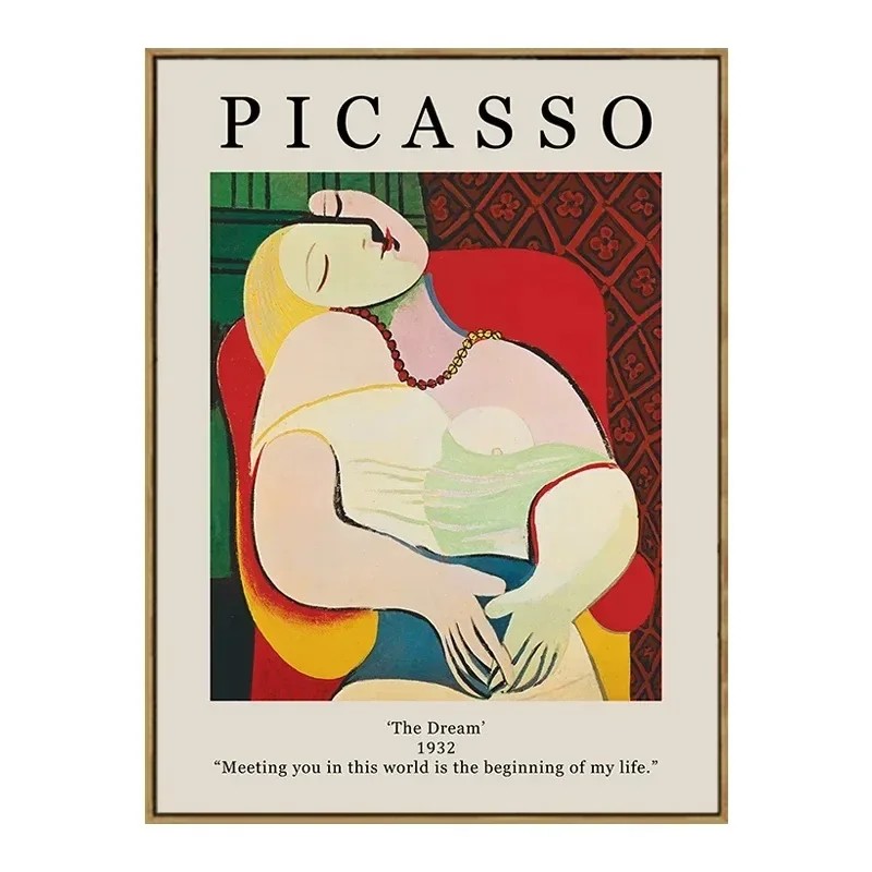Słynne malarstwo – Van Gogh, Monet, Matisse, Picasso Wzór 2