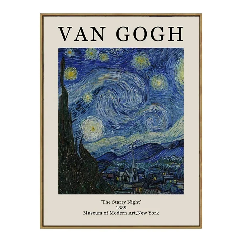 Słynne malarstwo – Van Gogh, Monet, Matisse, Picasso Wzór 6