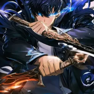Plakat Solo Leveling - anime do pokoju gracza Wzór 1