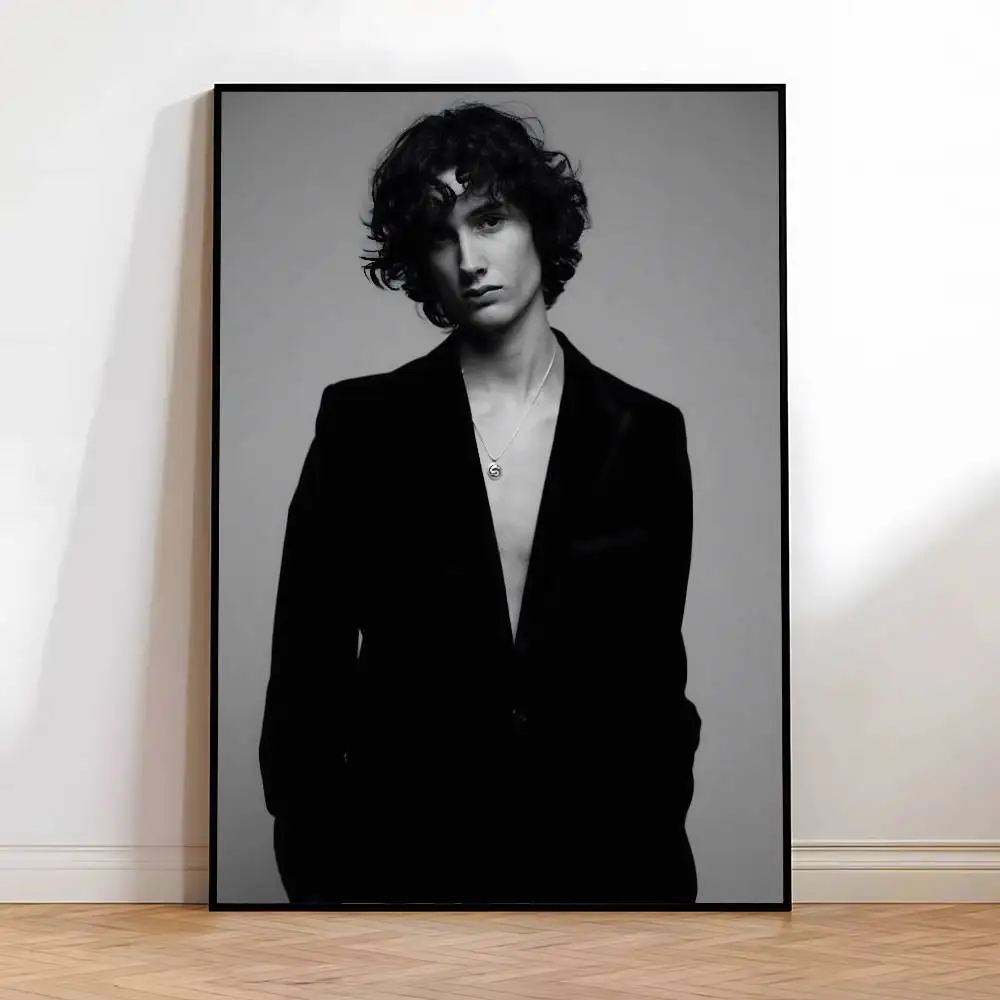 Plakat Sombr - portret wokalisty Szary