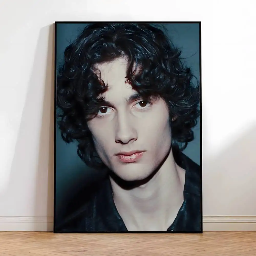 Plakat Sombr - portret wokalisty Zielony
