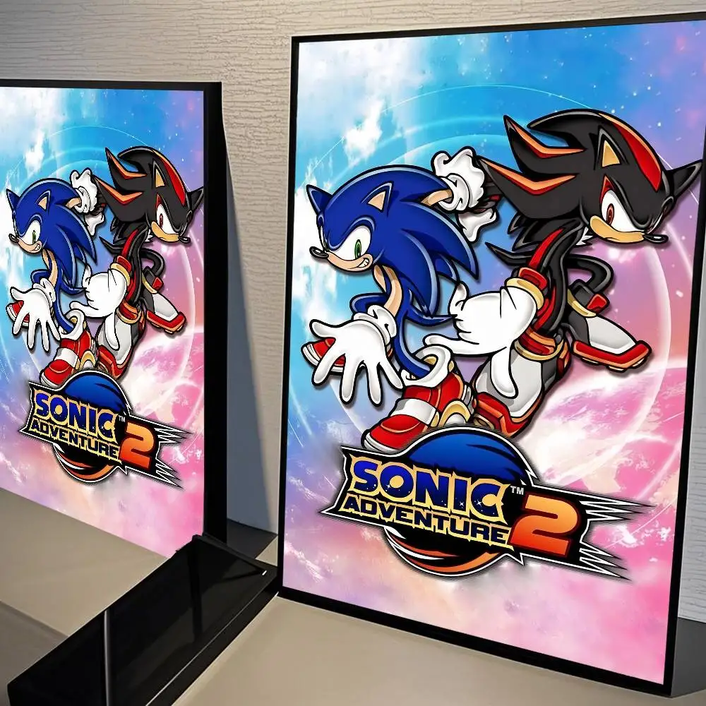 Plakat Sonic - klasyczna grafika filmowa Wzór 3