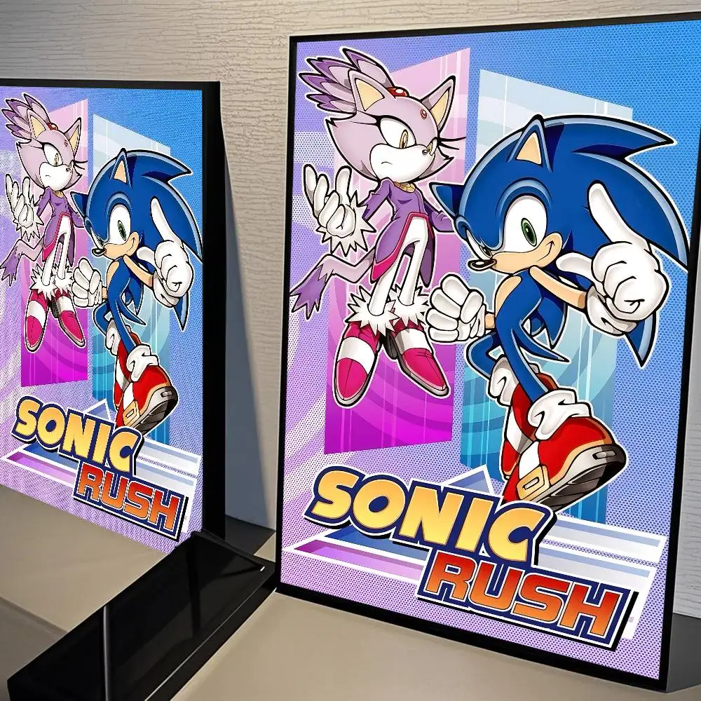 Plakat Sonic - klasyczna grafika filmowa Wzór 7