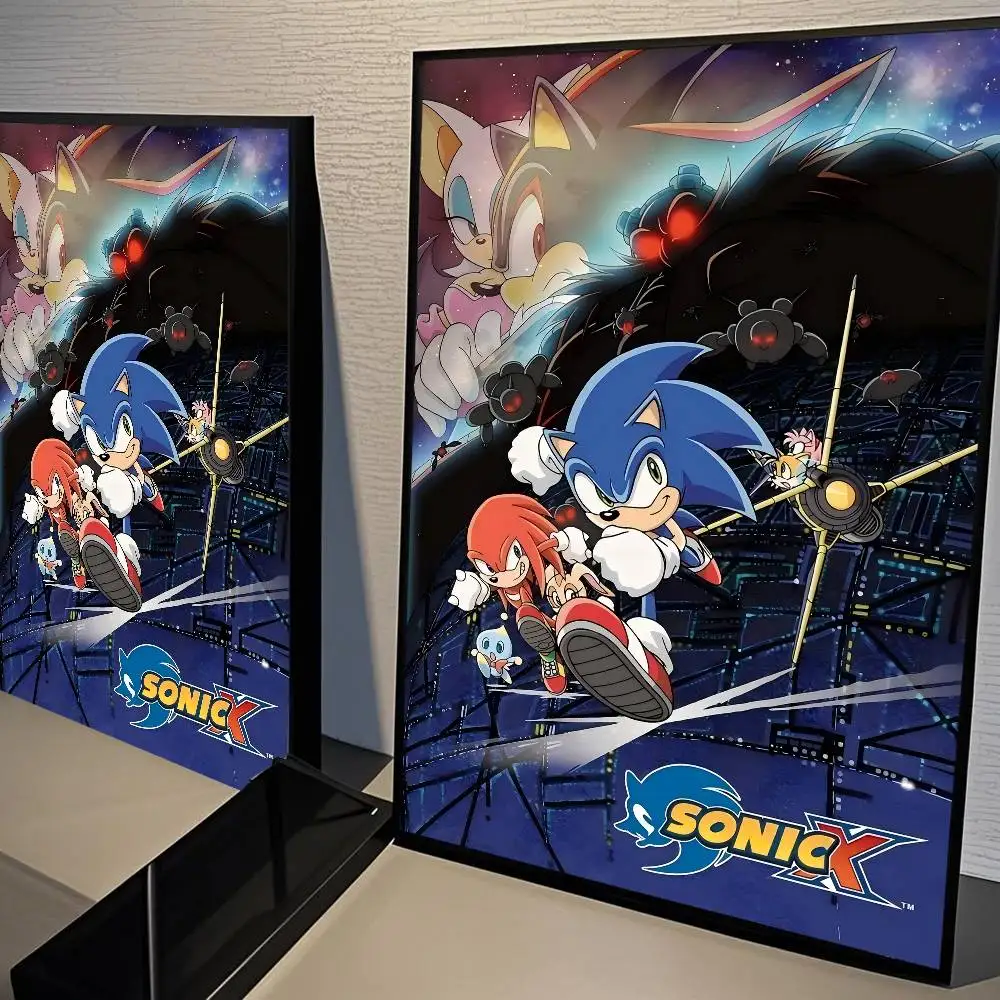 Plakat Sonic - klasyczna grafika filmowa Wzór 8