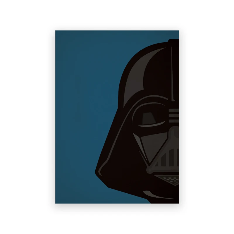 Plakat Space Wars - kosmiczny hełm Czerwony
