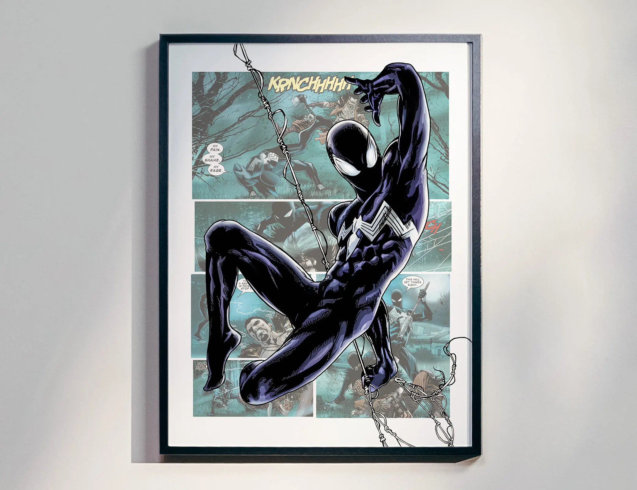 Plakat Spider-Man Venom Wzór 1
