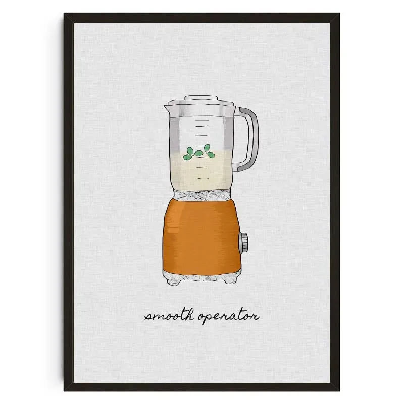 Sprzęty kuchenne - nordycki plakat do kuchni Burgundia