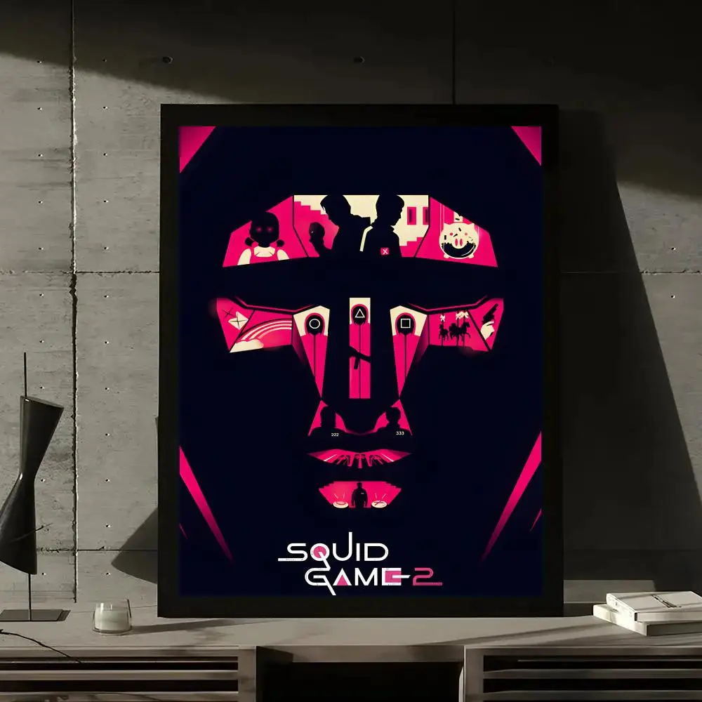 Plakat Squid Game Czarny1