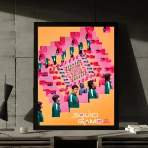 Plakat Squid Game Czarny10