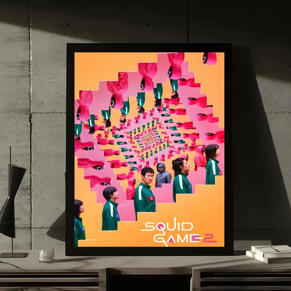 Plakat Squid Game Czarny10
