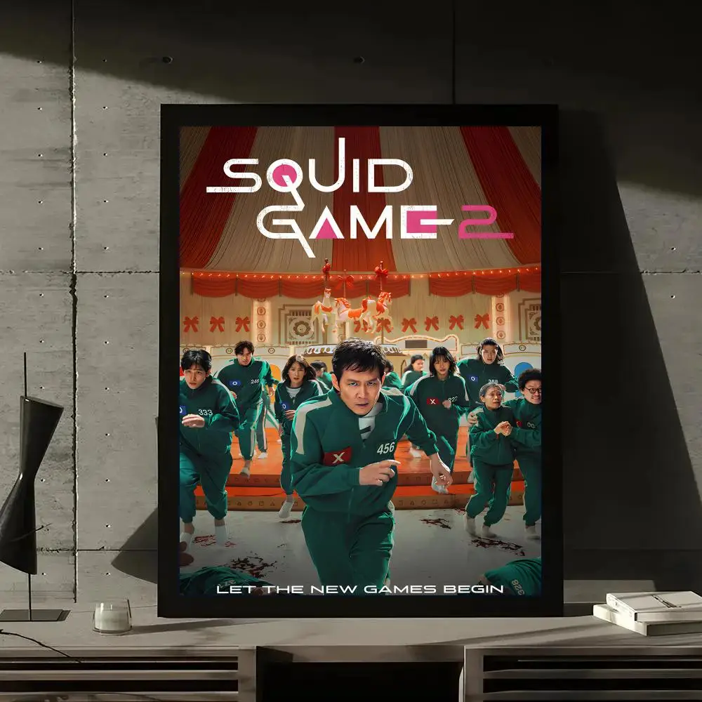 Plakat Squid Game Czarny3