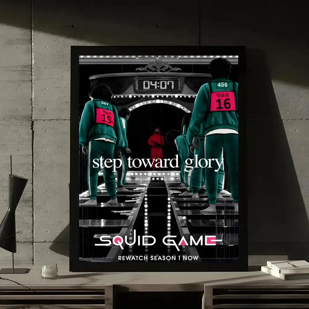 Plakat Squid Game Czarny4