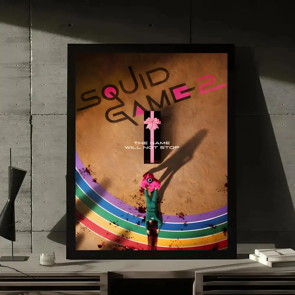 Plakat Squid Game Czarny8