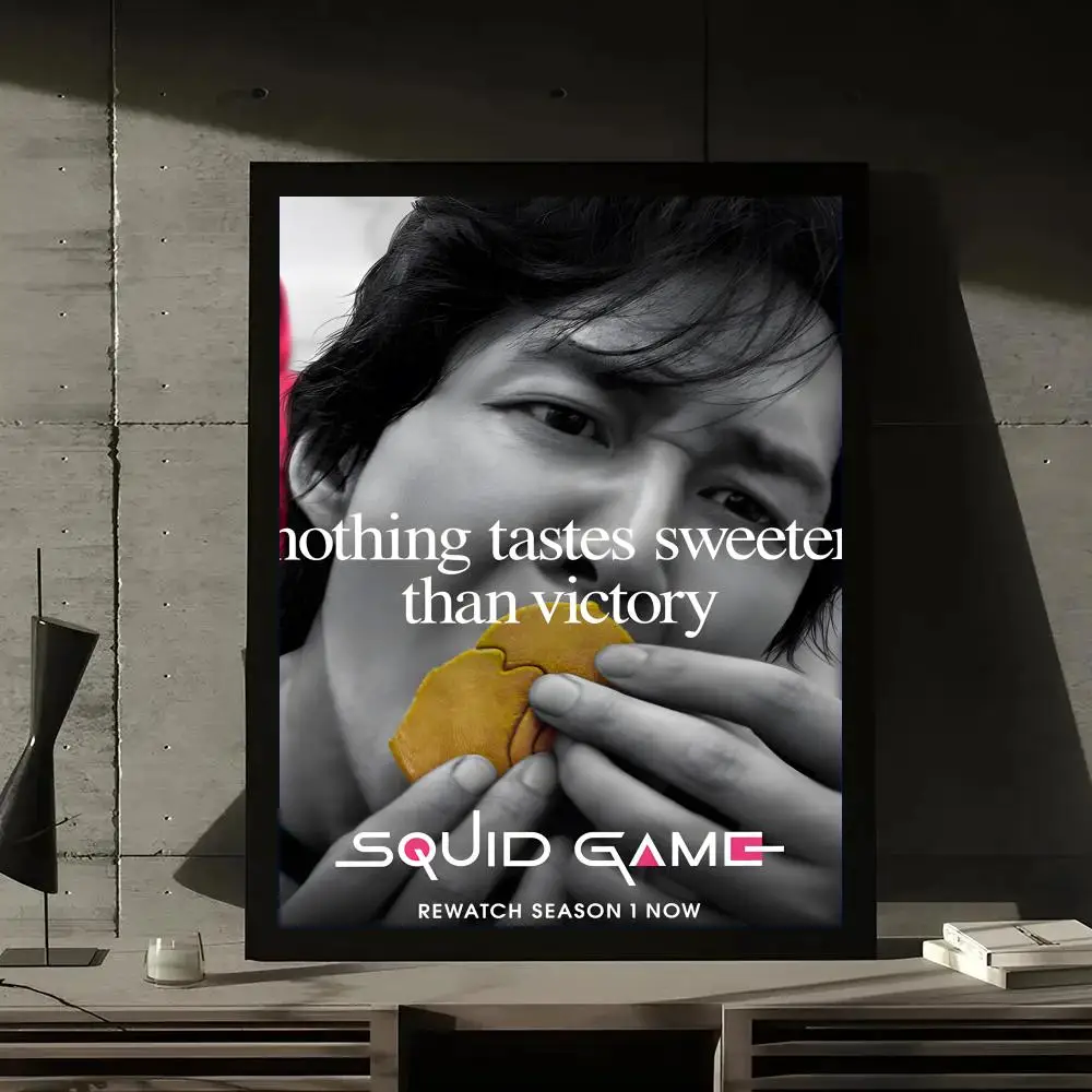 Plakat Squid Game Czarny9