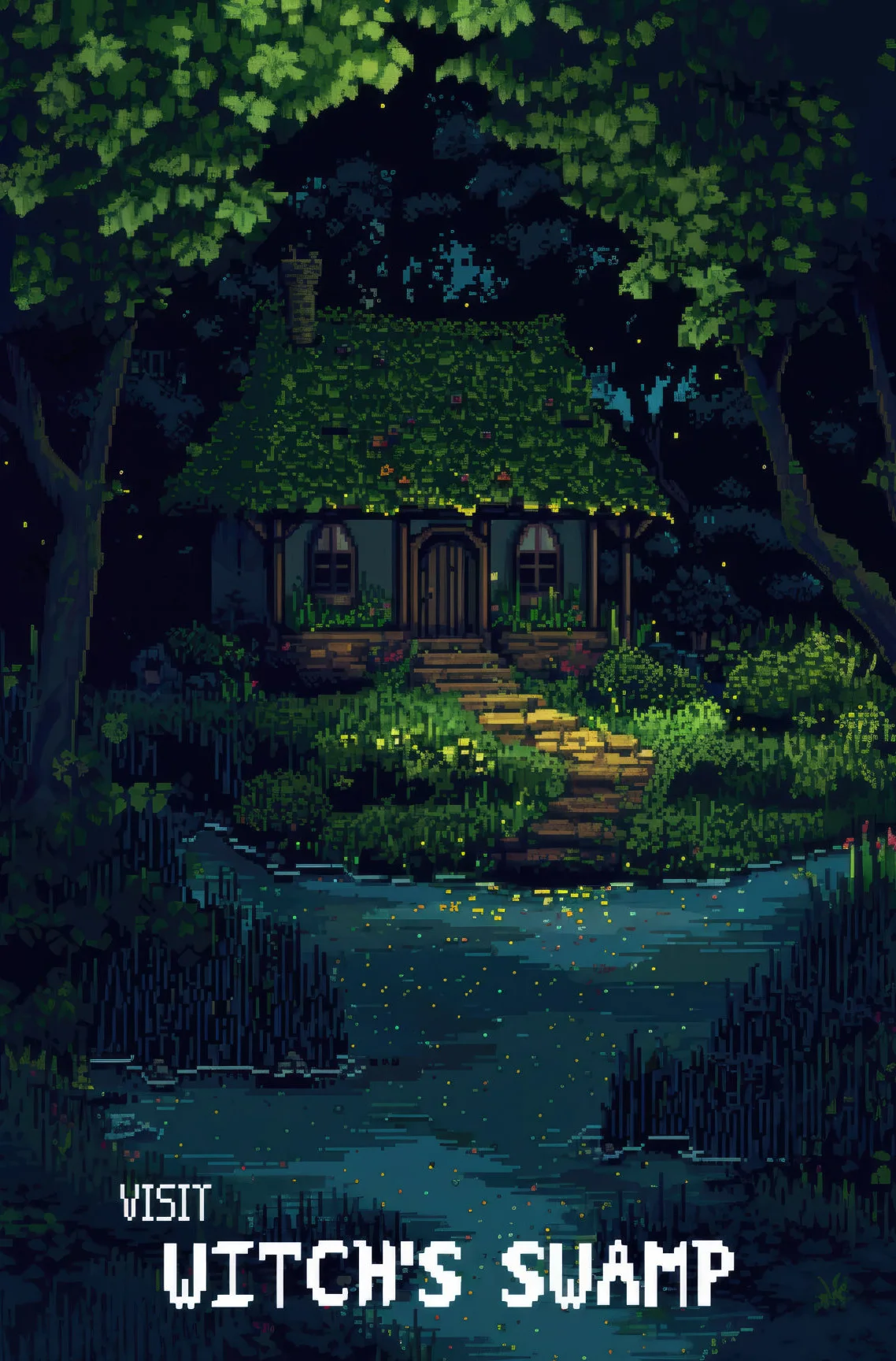 Plakat Stardew Valley zimowy las Nn 17