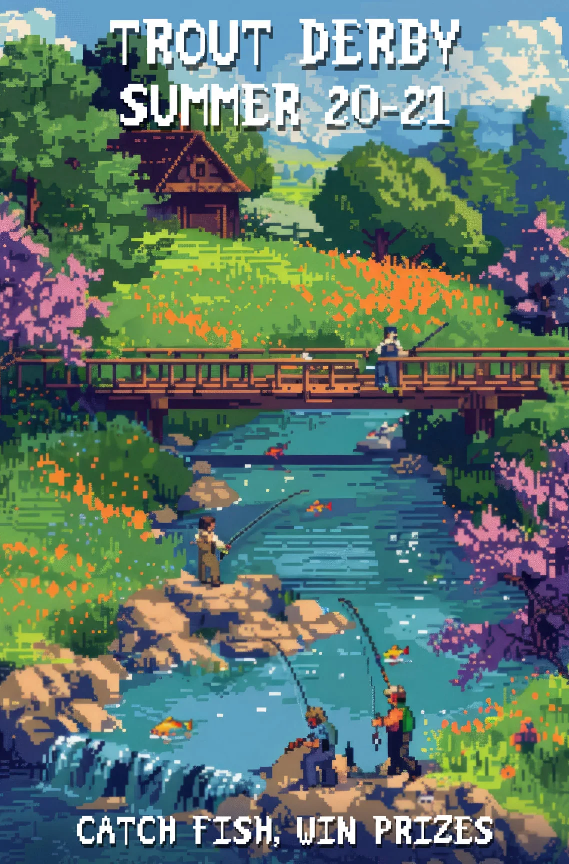 Plakat Stardew Valley zimowy las Nn 19