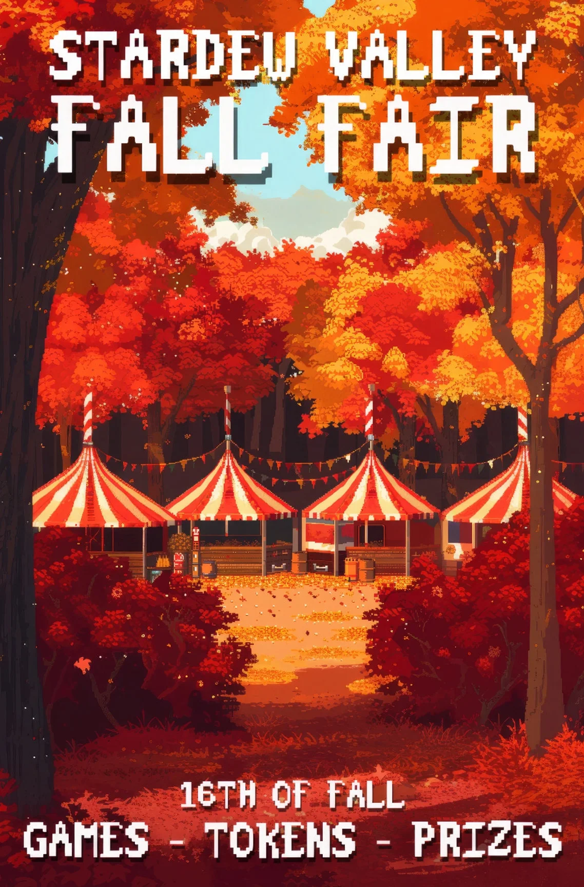 Plakat Stardew Valley zimowy las Nn 4