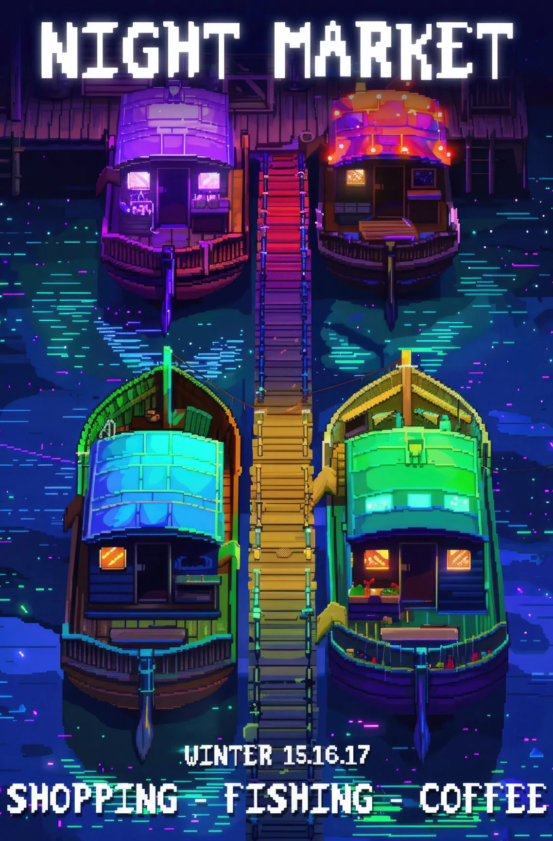 Plakat Stardew Valley zimowy las Nn 9