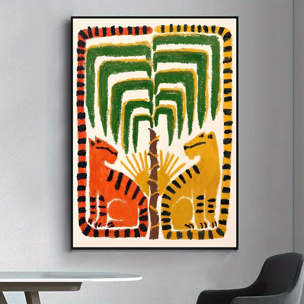 Starożytny Egipt - plakat retro Wzór 3