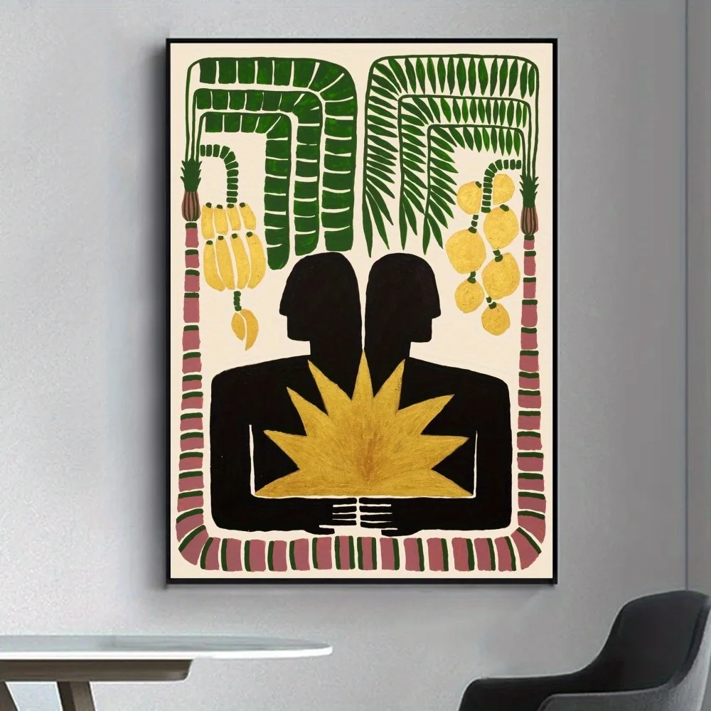 Starożytny Egipt - plakat retro Wzór 4