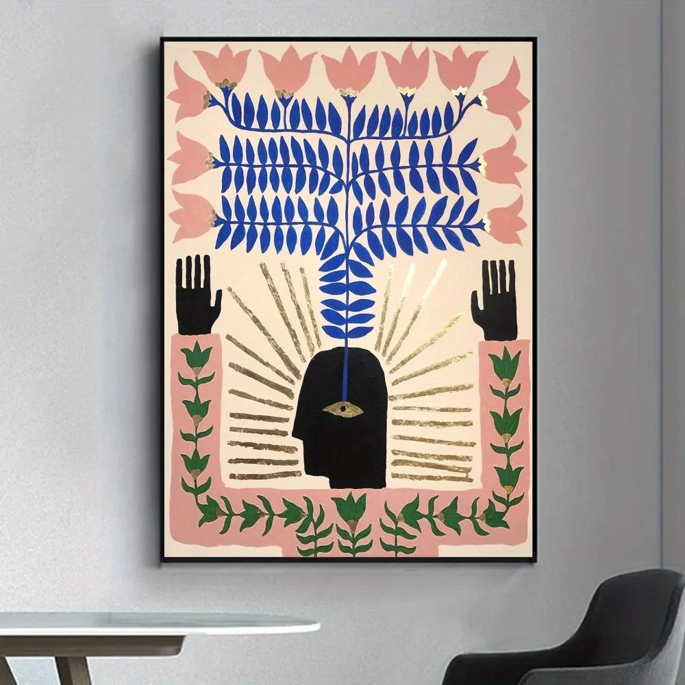 Starożytny Egipt - plakat retro Wzór 5
