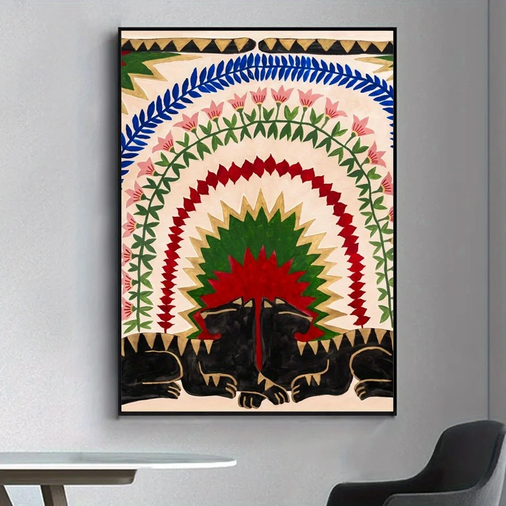 Starożytny Egipt - plakat retro Wzór 8