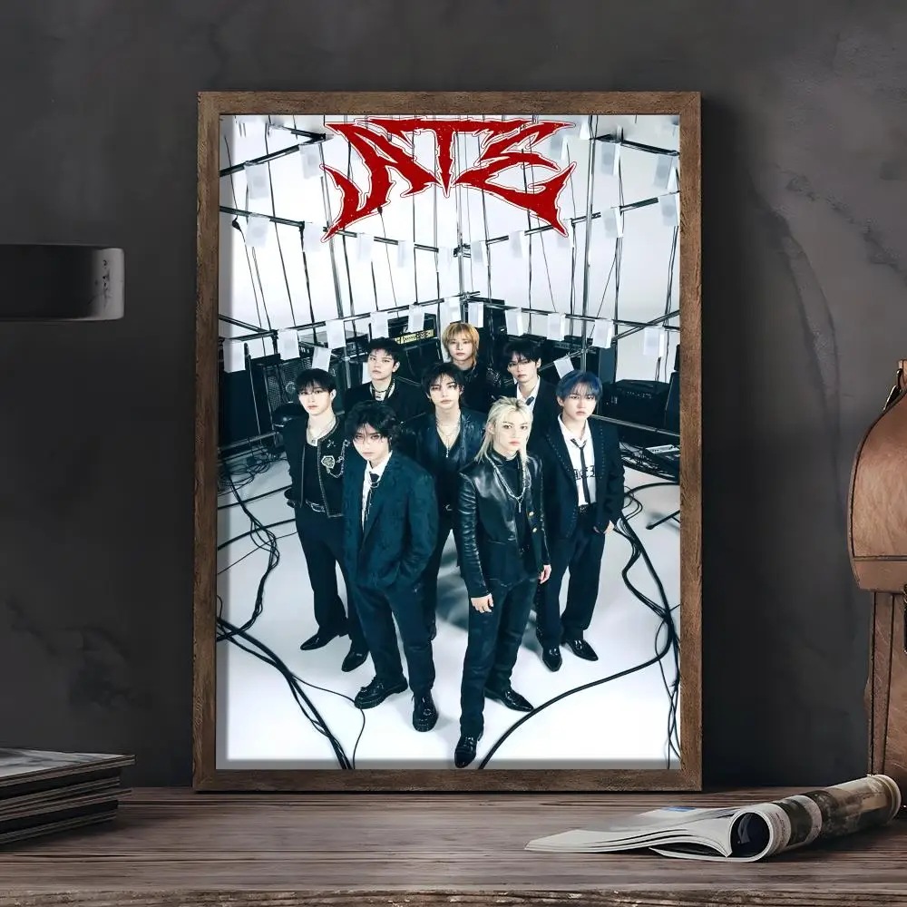 Plakat Stray Kids K-pop - estetyczna grafika anime Czarny7