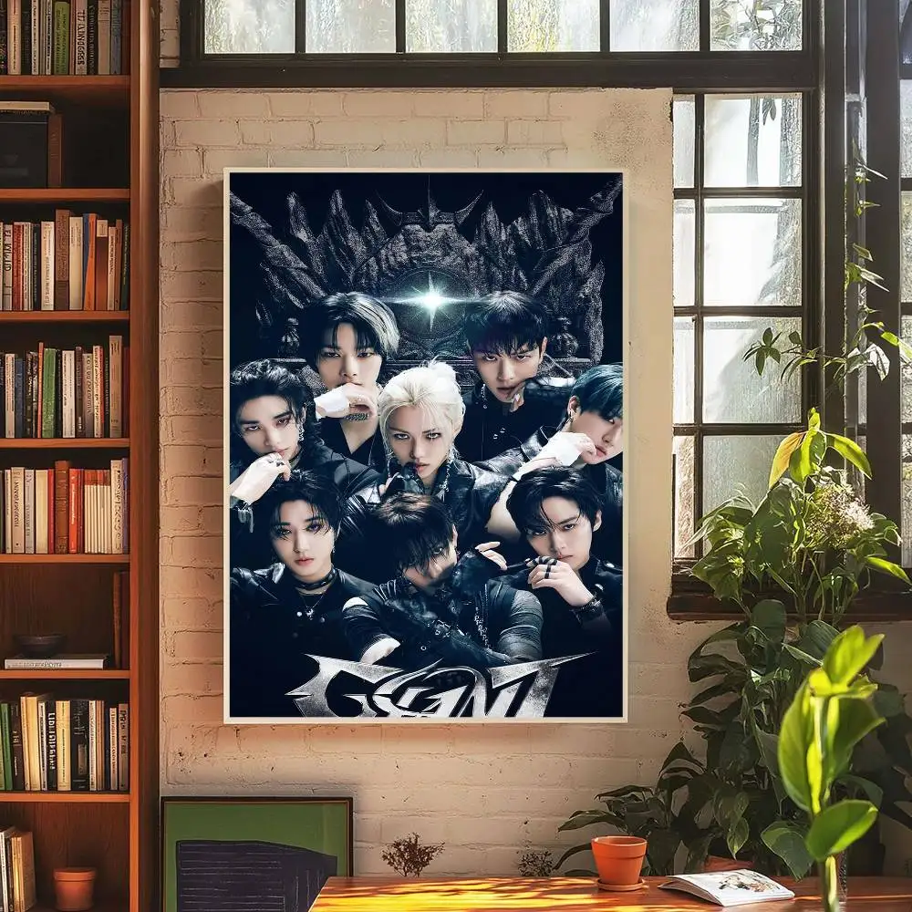 Plakat Stray Kids - K-pop retro Wzór 1
