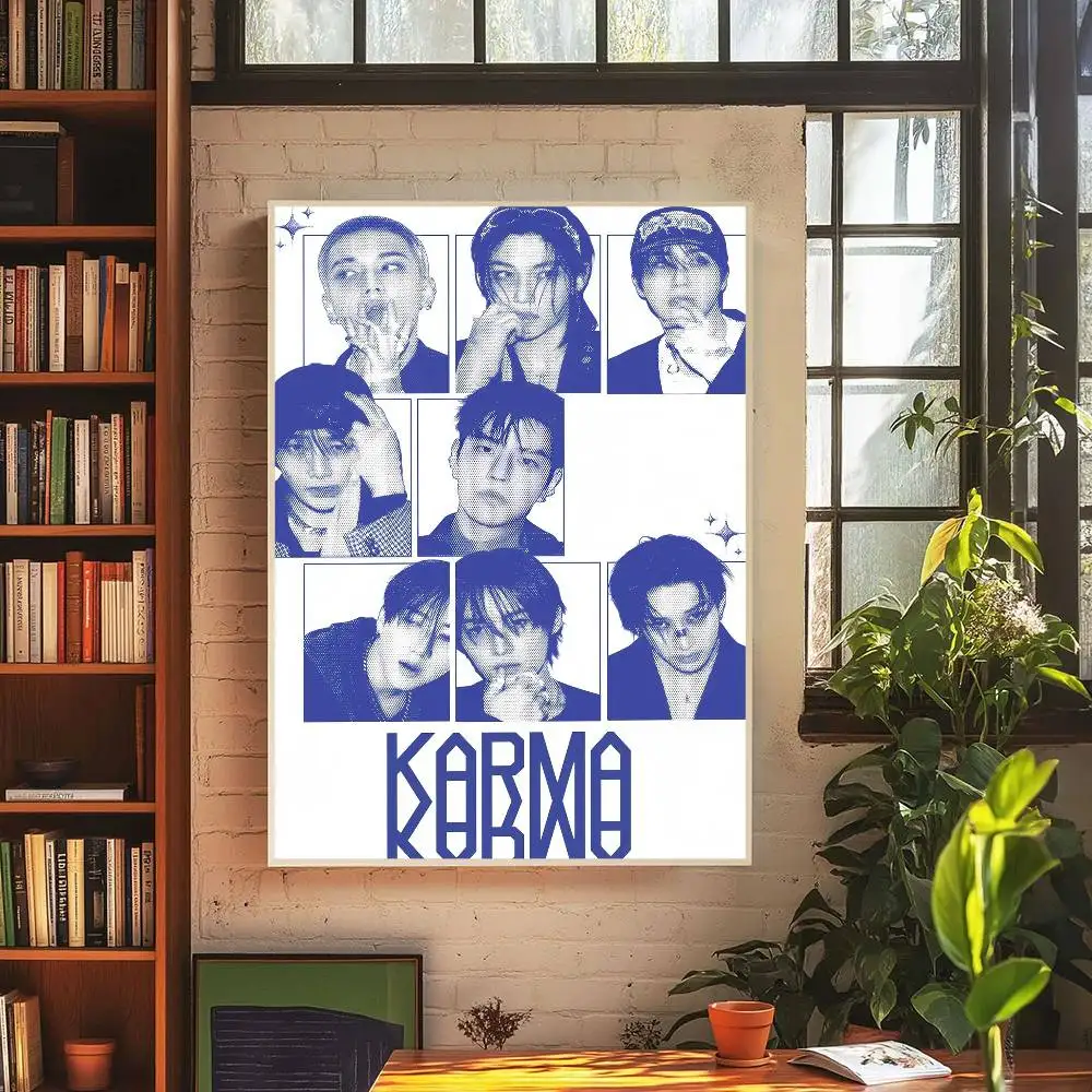Plakat Stray Kids - K-pop retro Wzór 2