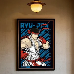 Plakat Street Fighter - gaming Wzór 1
