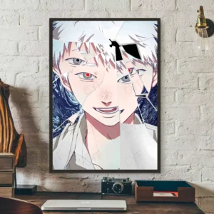 Plakat The Summer Hikaru Died - anime grafika Brązowy